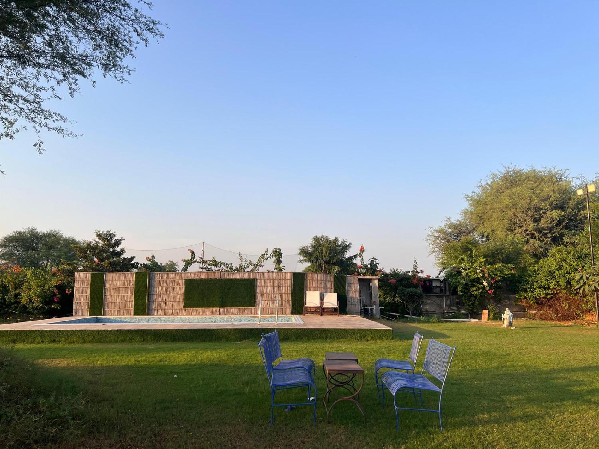 Gazibo Elegant Farm Stay With Swimming Pool Jaipur Exterior photo